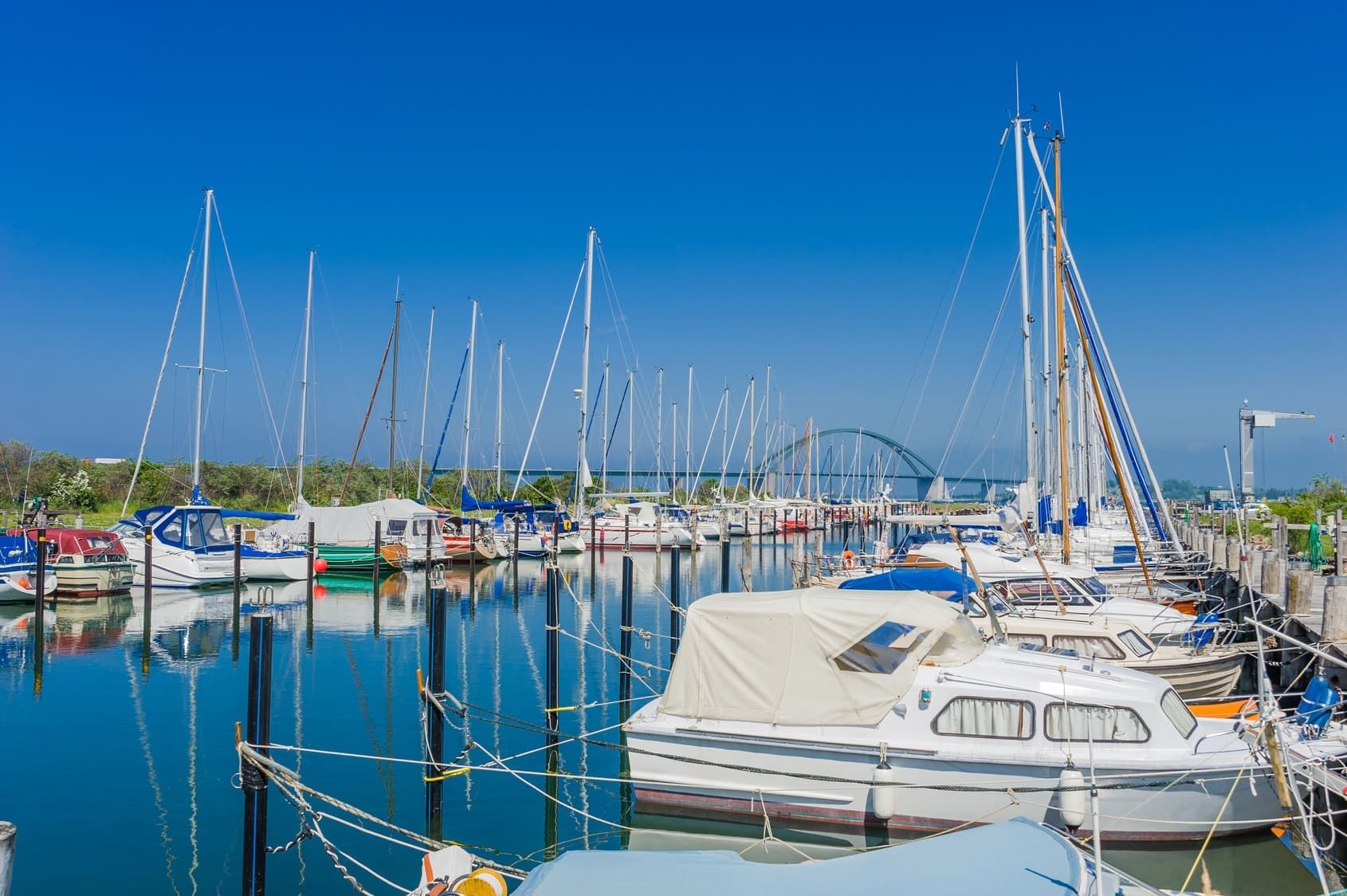 Die Marina in Grossenbrode Heiligenhafen