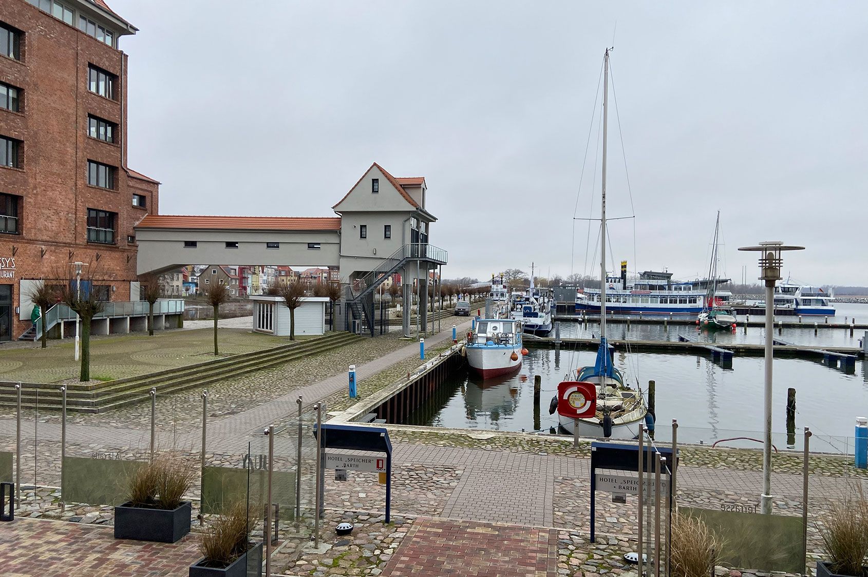 Die Marina in Barth