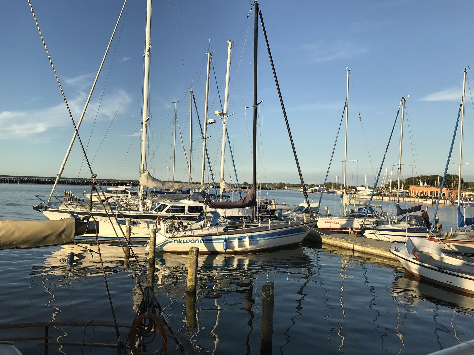 Die Marina in Barth