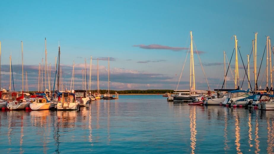 Die Hafenstadt Danzig in voller Pracht