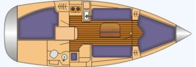 Bavaria 30 cruiser mit 2 Kabinen