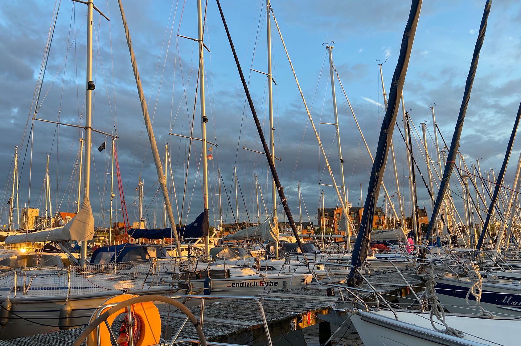 Die Marina in Heiligenhafen