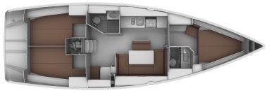 Bavaria Cruiser 40 3 Kabinen