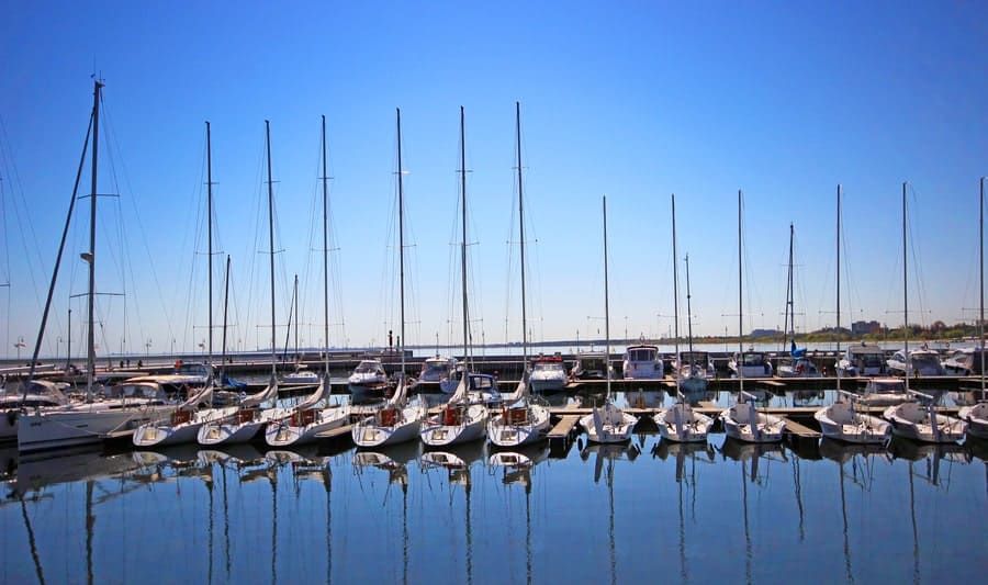 Die Hafenstadt Danzig in voller Pracht