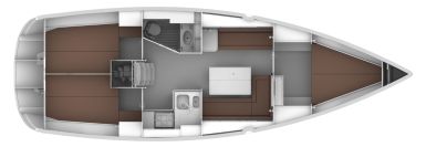 Bavaria Cruiser 36 mit 3 Kabinen